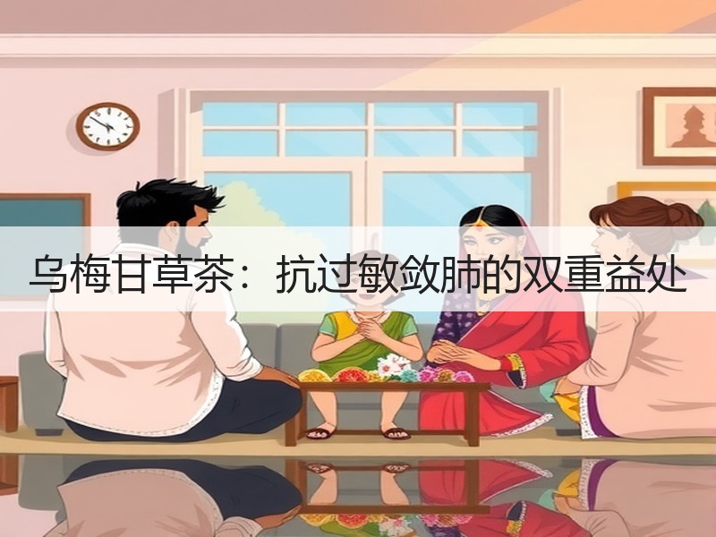 乌梅甘草茶：抗过敏敛肺的双重益处