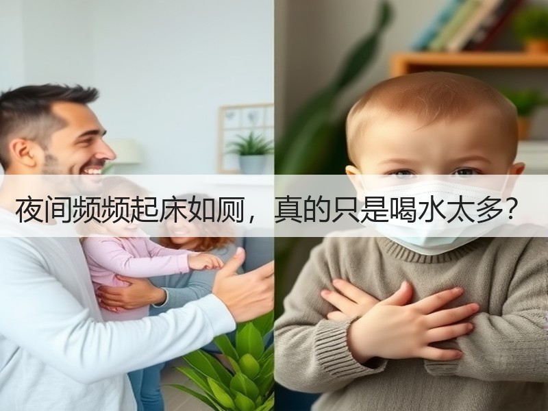 夜间频频起床如厕，真的只是喝水太多？