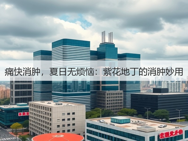 痛快消肿，夏日无烦恼：紫花地丁的消肿妙用