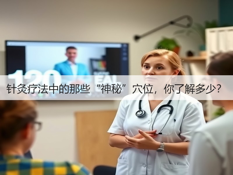 针灸疗法中的那些“神秘”穴位，你了解多少