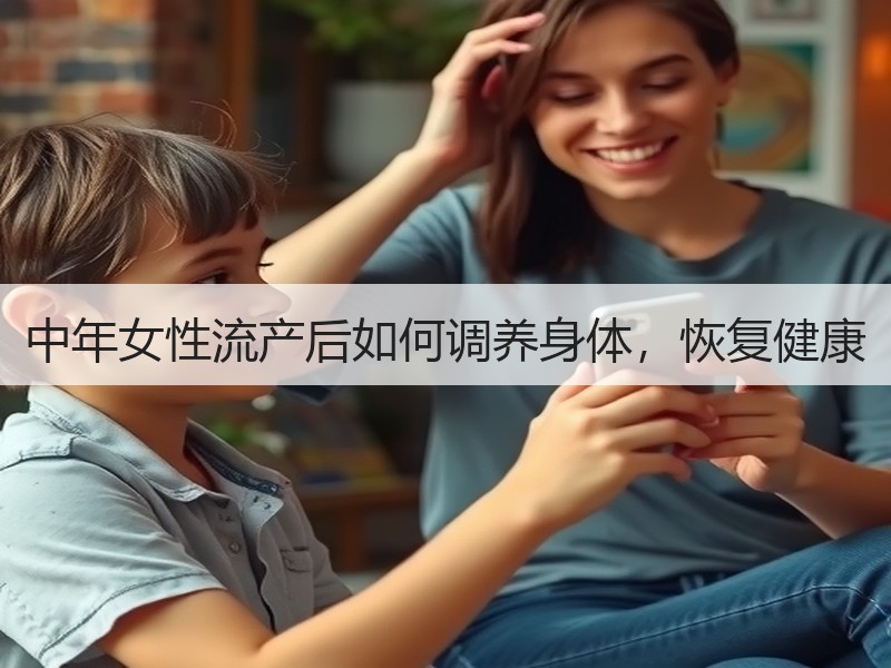 中年女性流产后如何调养身体，恢复健康