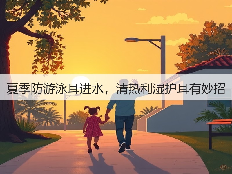 夏季防游泳耳进水，清热利湿护耳有妙招