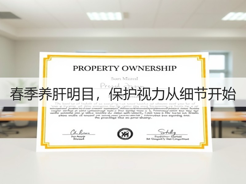 春季养肝明目，保护视力从细节开始