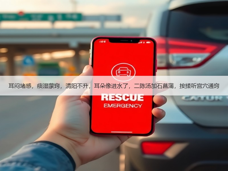 耳闷堵感，痰湿蒙窍，清阳不升，耳朵像进水