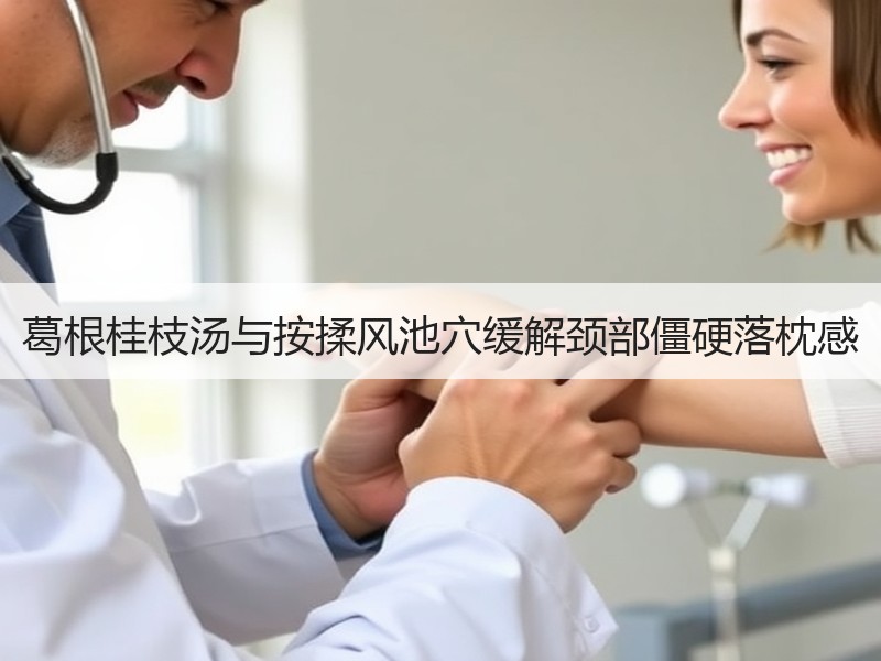 葛根桂枝汤与按揉风池穴缓解颈部僵硬落枕感
