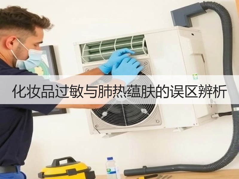 化妆品过敏与肺热蕴肤的误区辨析