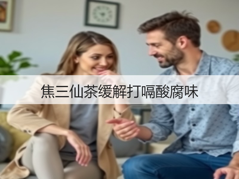 焦三仙茶缓解打嗝酸腐味