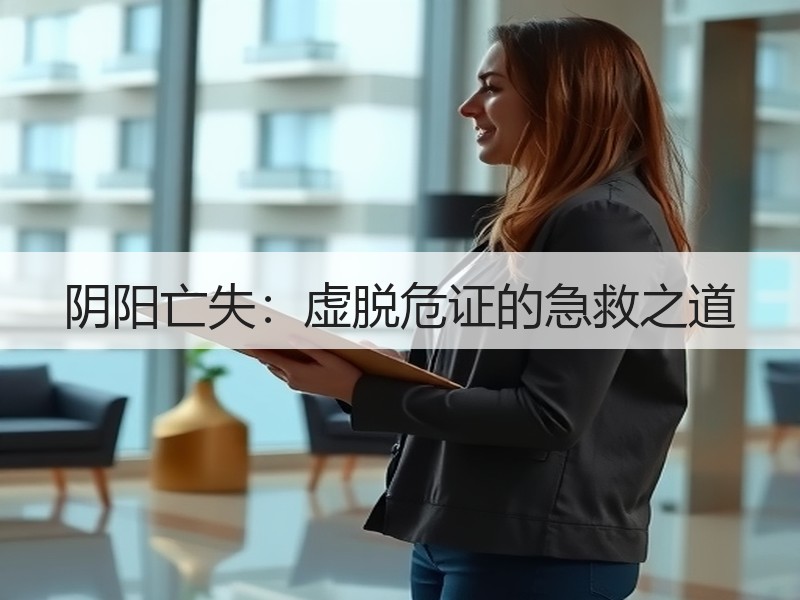 阴阳亡失：虚脱危证的急救之道