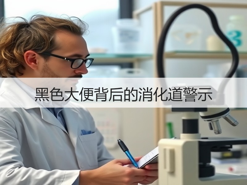 黑色大便背后的消化道警示