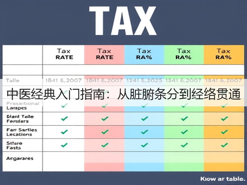 中医经典入门指南：从脏腑条分到经络贯通