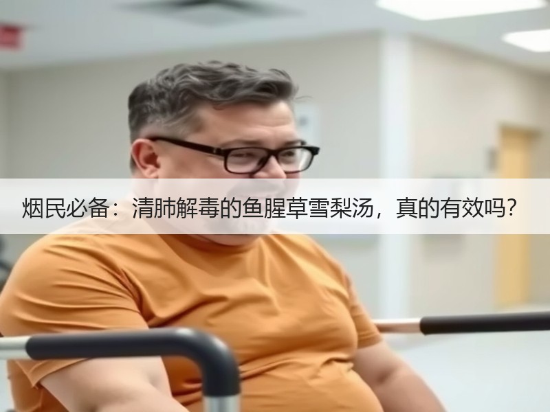 烟民必备：清肺解毒的鱼腥草雪梨汤，真的有
