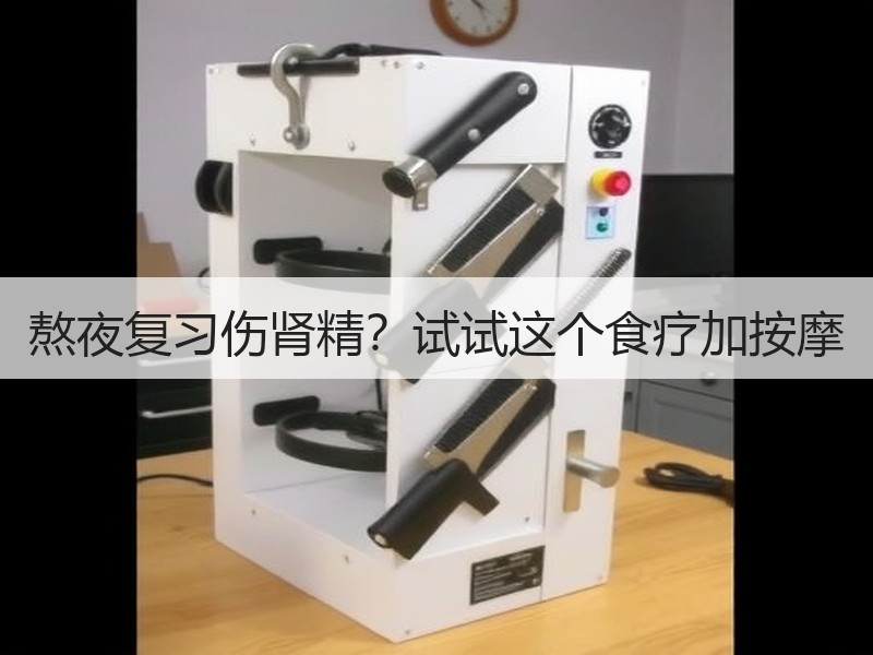熬夜复习伤肾精？试试这个食疗加按摩