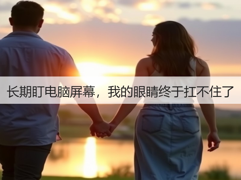 长期盯电脑屏幕，我的眼睛终于扛不住了