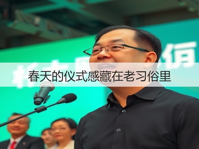 春天的仪式感藏在老习俗里