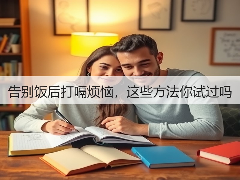 告别饭后打嗝烦恼，这些方法你试过吗