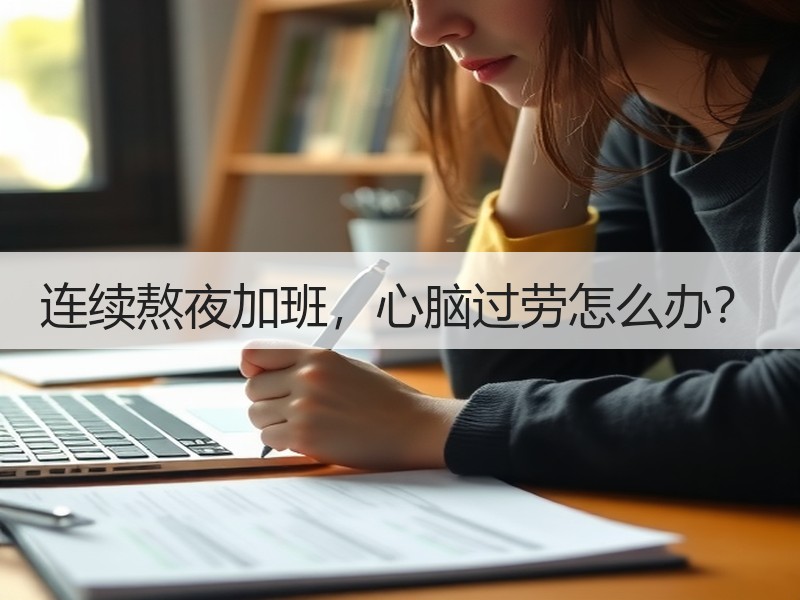 连续熬夜加班，心脑过劳怎么办？