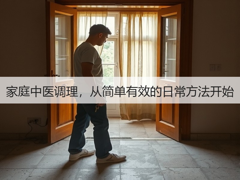 家庭中医调理，从简单有效的日常方法开始