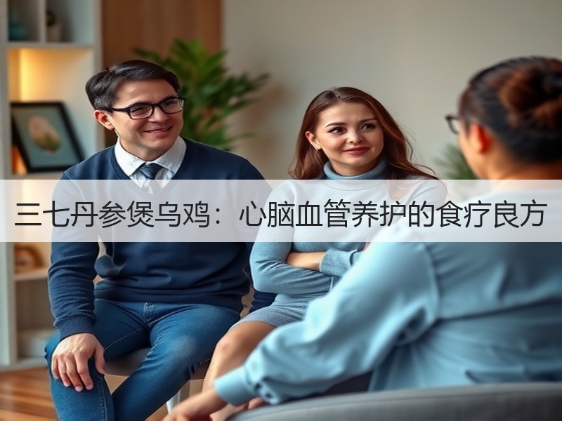 三七丹参煲乌鸡：心脑血管养护的食疗良方