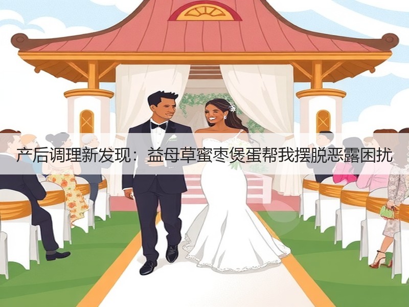 产后调理新发现：益母草蜜枣煲蛋帮我摆脱恶