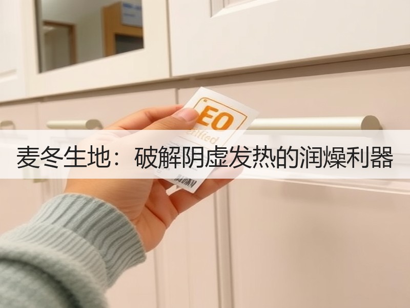 麦冬生地：破解阴虚发热的润燥利器