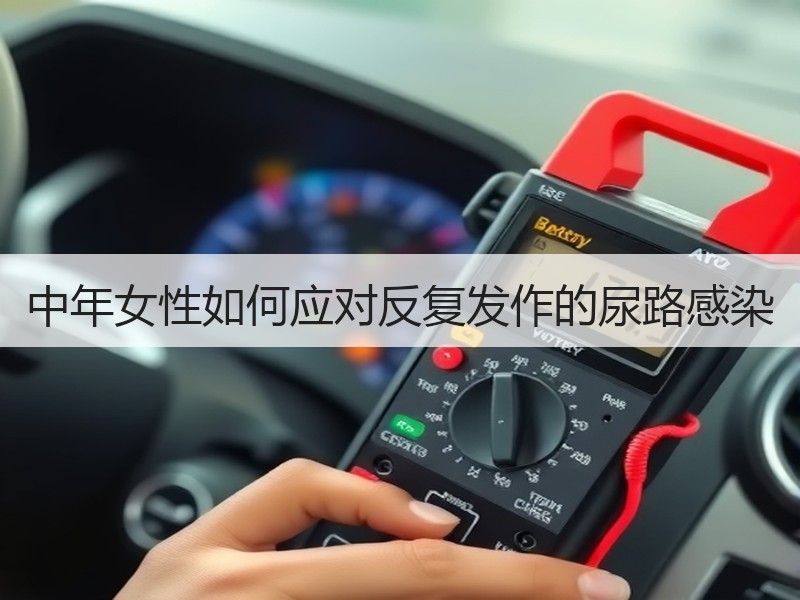 中年女性如何应对反复发作的尿路感染