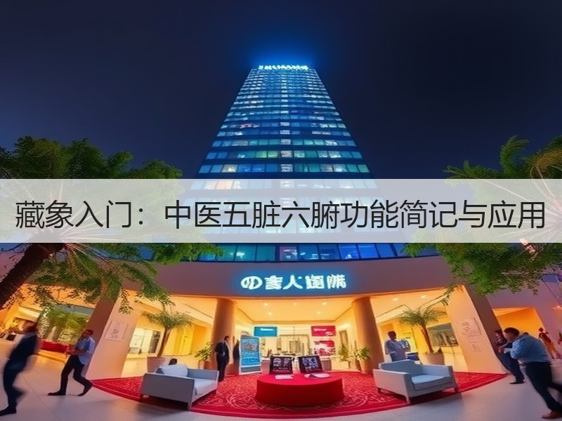 藏象入门：中医五脏六腑功能简记与应用