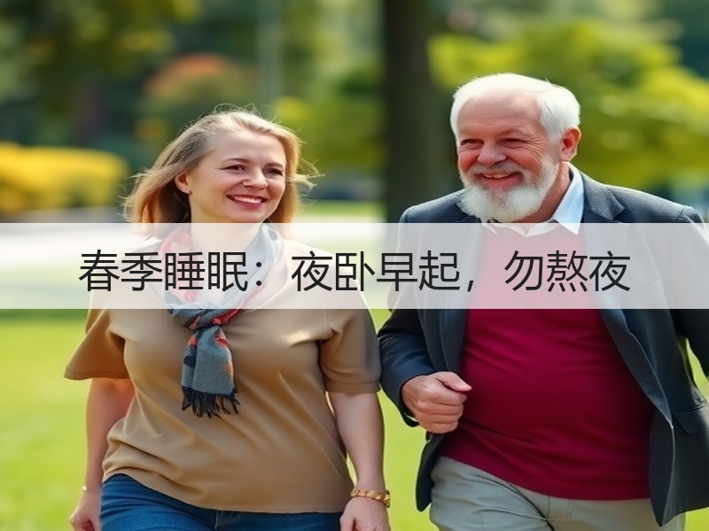 春季睡眠：夜卧早起，勿熬夜