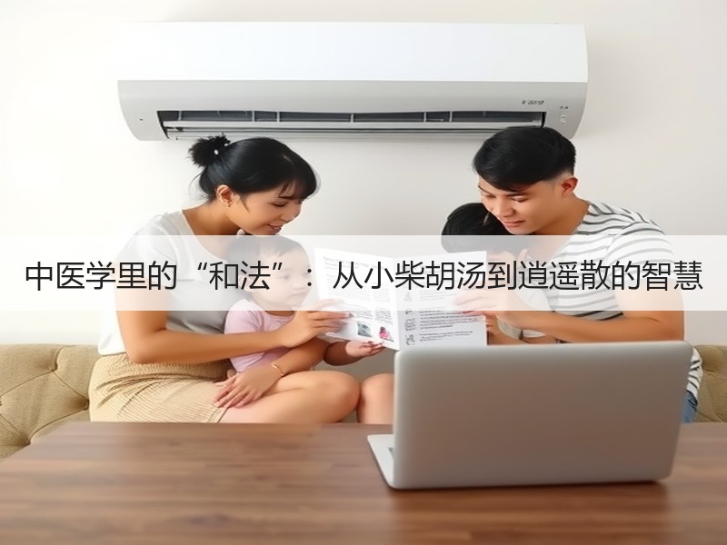 中医学里的“和法”：从小柴胡汤到逍遥散的