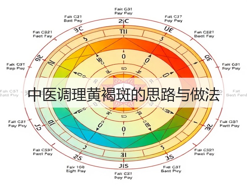 中医调理黄褐斑的思路与做法