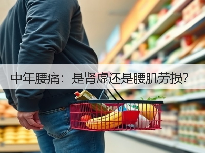 中年腰痛：是肾虚还是腰肌劳损？
