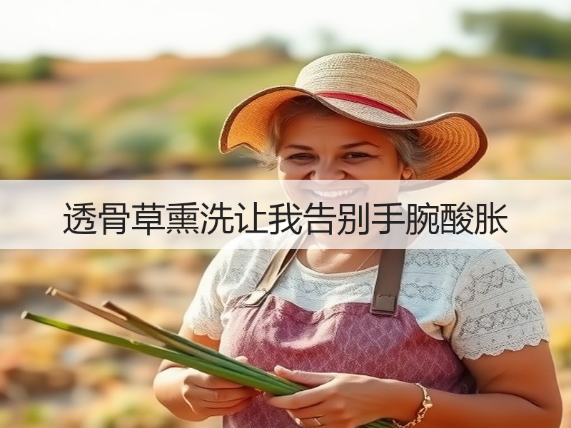 透骨草熏洗让我告别手腕酸胀