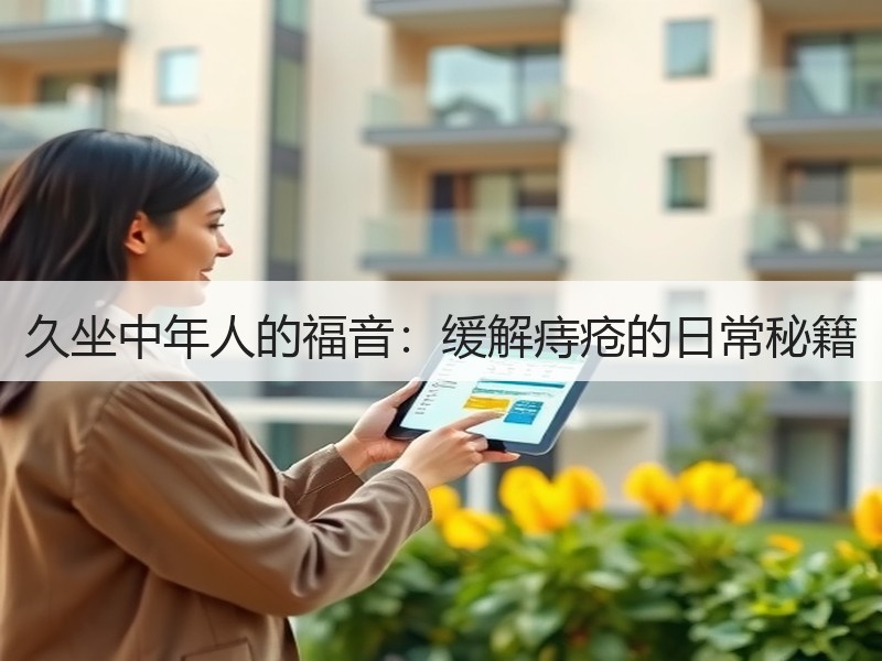 久坐中年人的福音：缓解痔疮的日常秘籍