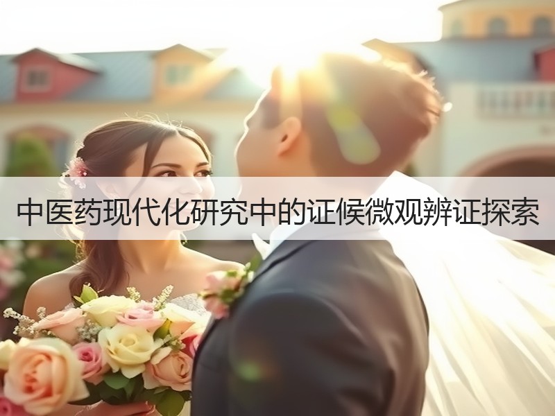 中医药现代化研究中的证候微观辨证探索