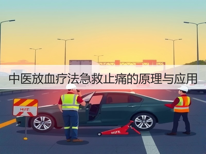 中医放血疗法急救止痛的原理与应用