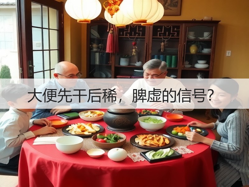 大便先干后稀，脾虚的信号？