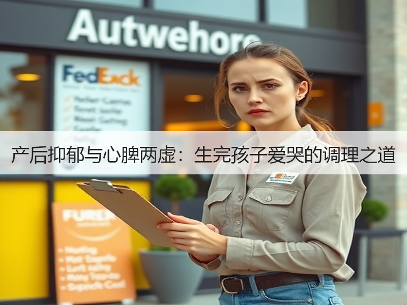 产后抑郁与心脾两虚：生完孩子爱哭的调理之