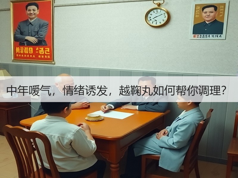 中年嗳气，情绪诱发，越鞠丸如何帮你调理？