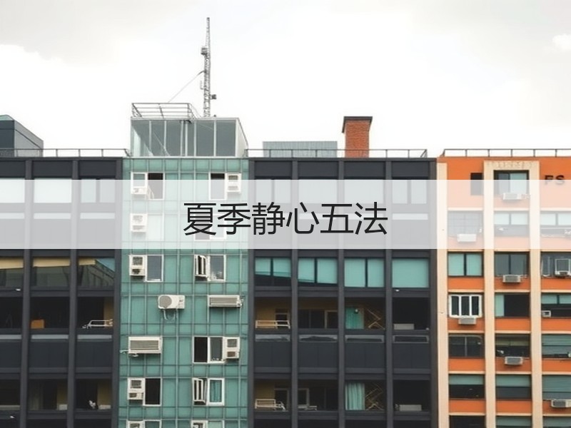 夏季静心五法