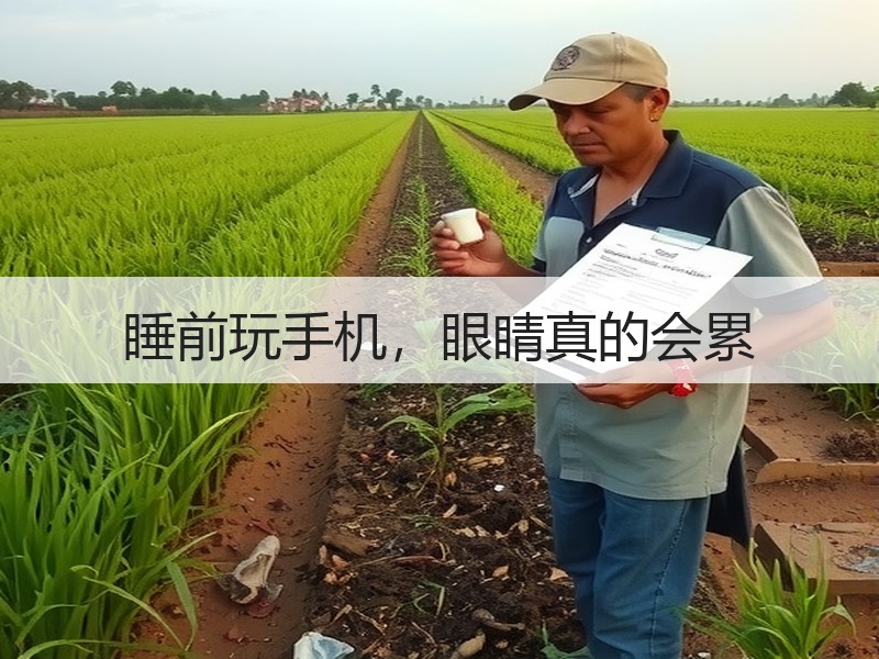 睡前玩手机，眼睛真的会累
