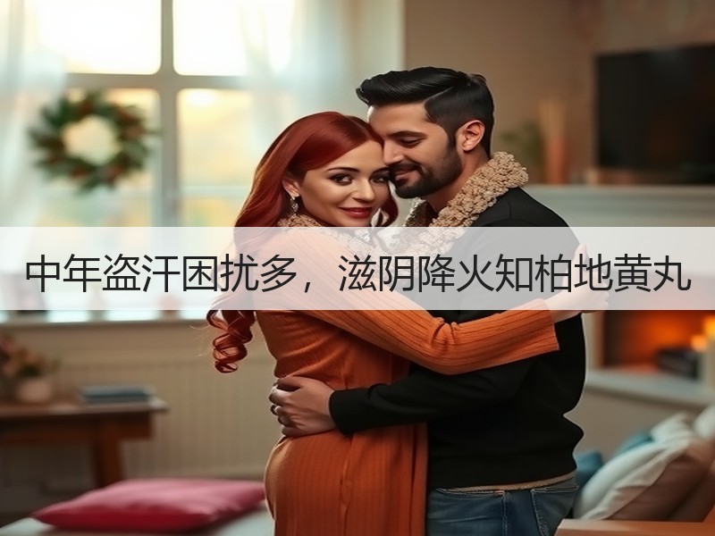中年盗汗困扰多，滋阴降火知柏地黄丸