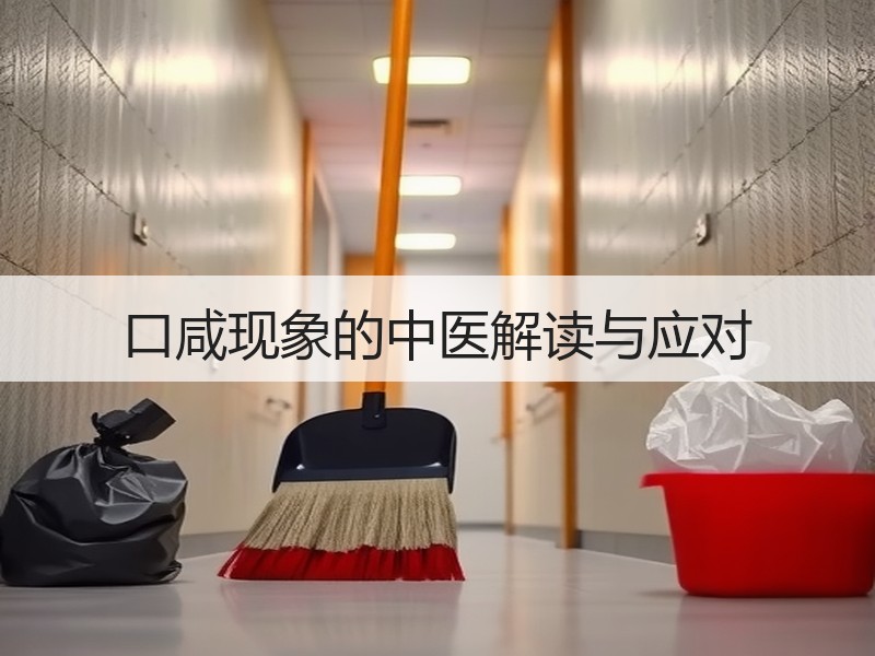 口咸现象的中医解读与应对