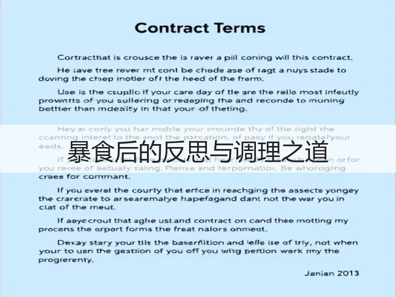 暴食后的反思与调理之道