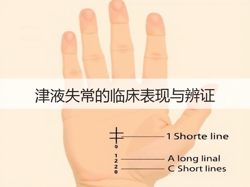 津液失常的临床表现与辨证