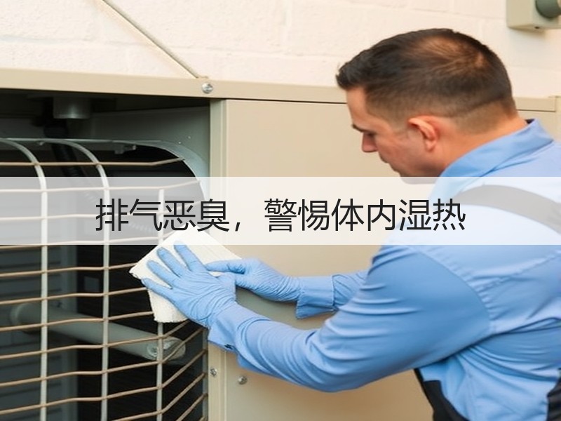排气恶臭，警惕体内湿热