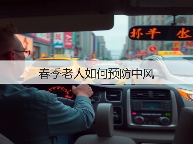 春季老人如何预防中风