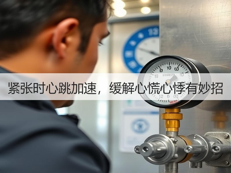 紧张时心跳加速，缓解心慌心悸有妙招
