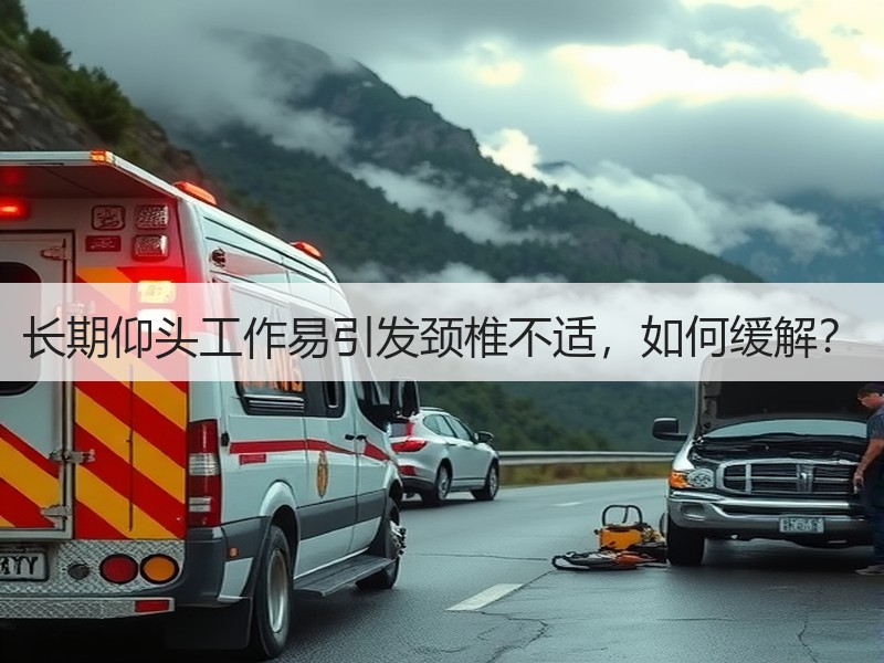 长期仰头工作易引发颈椎不适，如何缓解？