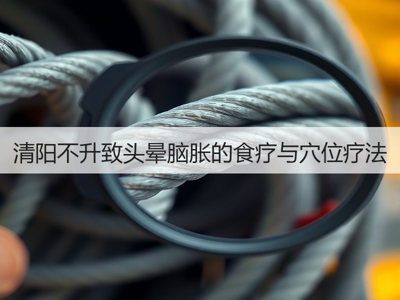 清阳不升致头晕脑胀的食疗与穴位疗法