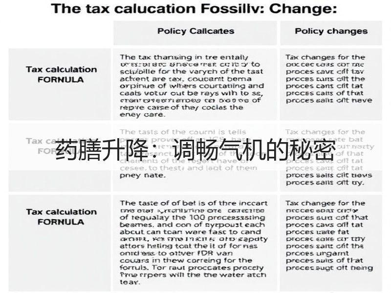 药膳升降：调畅气机的秘密
