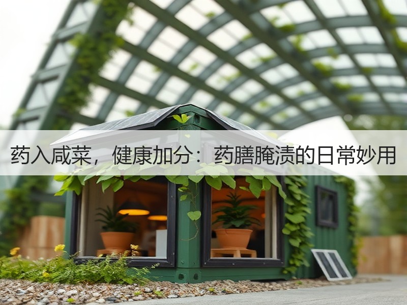药入咸菜，健康加分：药膳腌渍的日常妙用